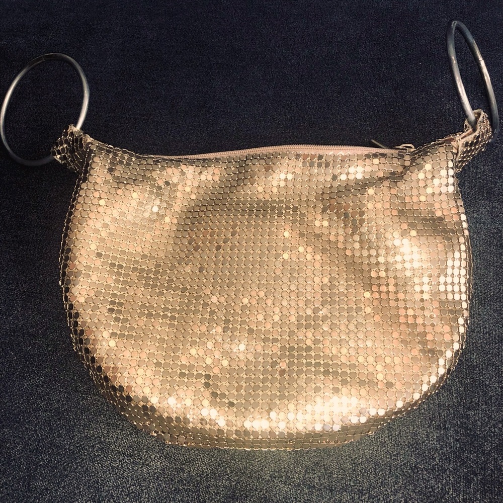 Cache gold bangle purse